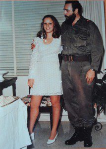 Fidel Castro y su hija Alina