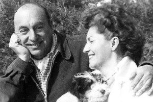 Neruda y su esposa Matilde Urrutia