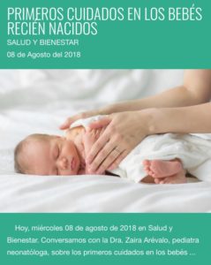 Primeros cuidados en los bebés recién nacidos – Salud y Bienestar