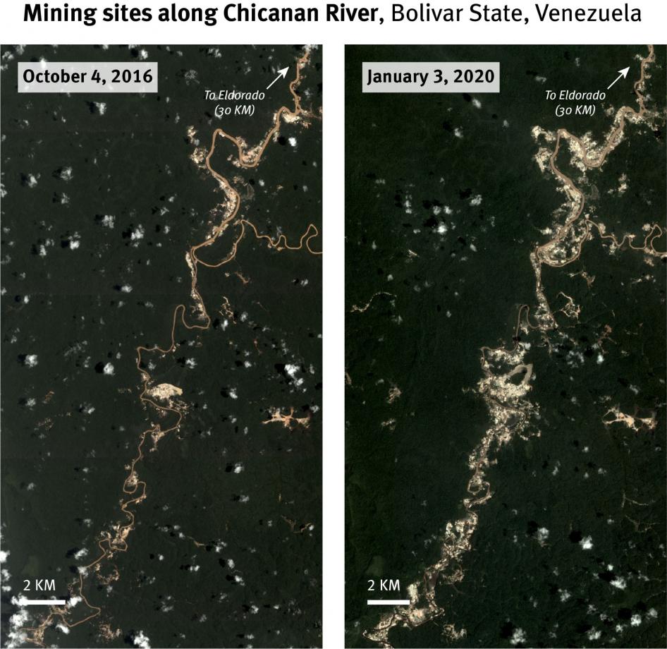 Venezuela: Violentos abusos en minas de oro ilegales - Human Rights Watch