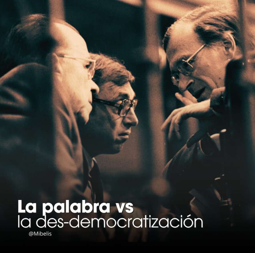La palabra vs la des-democratización - Mibelis Acevedo Donís