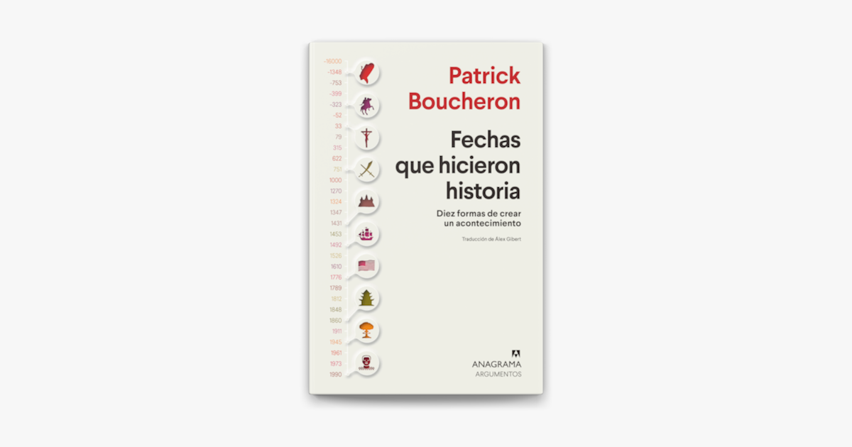 Fechas que hicieron historia: Diez formas de crear un acontecimiento - Patrick Boucheron