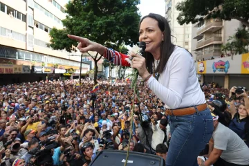 La opositora a la dictadura socialista venezolana María Corina Machado. EFE
