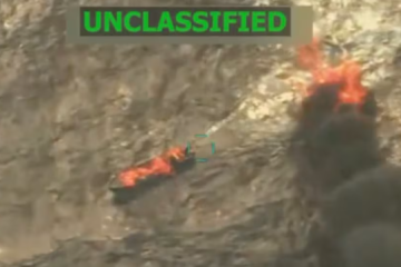 Embarcación atacada por Estados Unidos, el 15 de septiembre de 2025.
Gobierno de Estados Unidos