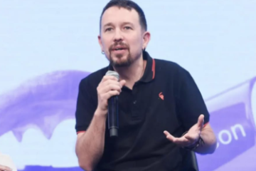 Pablo Iglesias, este sábado en la 'Uni de Otoño' de Podemos. Europa Press