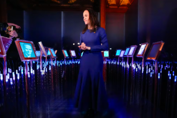 María Corina Machado asiste a la inauguración de la exposición oficial del Premio Nobel de la Paz, en Oslo, este jueves.
LISE ASERUD (EFE)