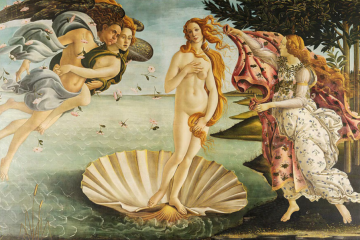 El nacimiento de Venus realizado por el pintor renacentista Sandro Botticelli, (Archivo -)